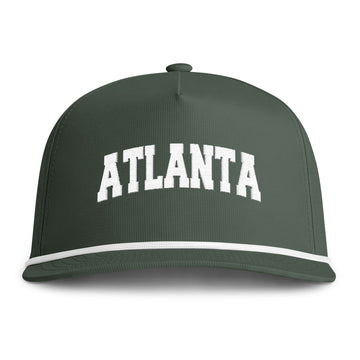 Buy moss Atlanta Embroidered Rope Hat - Vintage Sunwashed Rope Cap, Comfort Colors