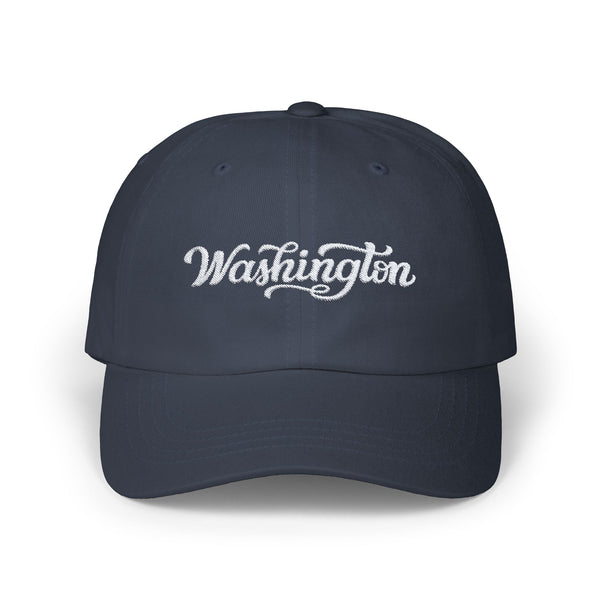 Washington Dad Hat - Embroidered Washington Classic Dad Cap