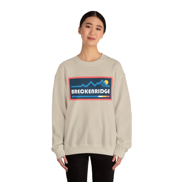 Breckenridge, Colorado Sweatshirt - Mountain Graphic Crewneck