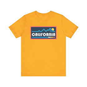 Buy gold California T Shirt - Retro Graphic California Tee