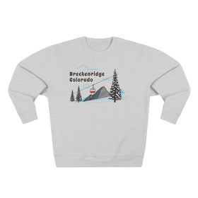 Premium Breckenridge, Colorado Sweatshirt Unisex Crewneck, Premium Sweatshirt, Crewneck Jumper, Ski Resort Apparel