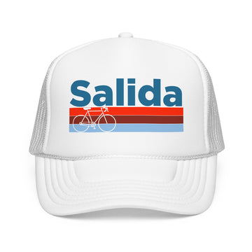 Buy white Salida, Colorado Trucker Hat - Foam Salida Bike Cap