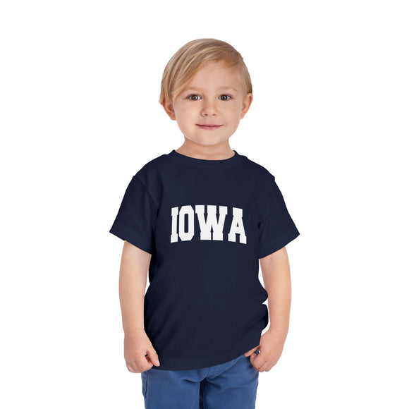 Iowa Toddler Graphic Tee - Kids Iowa Vacation Shirt
