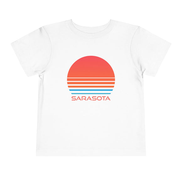Sarasota, Florida Toddler T-Shirt - Retro 80s Toddler Sarasota Shirt