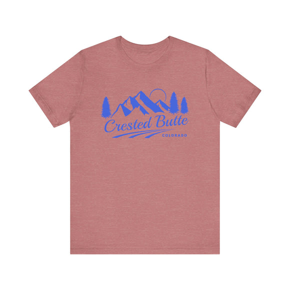 Crested Butte, Colorado T-Shirt - Retro Mountain Unisex Crested Butte Shirt