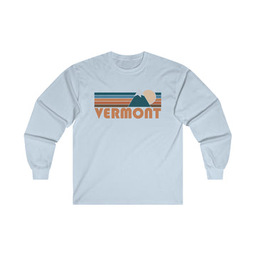 Vermont Long Sleeve Shirt - Retro Unisex Vermont Long Sleeve Tee