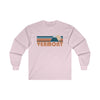 Vermont Long Sleeve Shirt - Retro Unisex Vermont Long Sleeve Tee