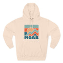 Moab, Utah Hoodie - Retro Mountain Unisex Sweatshirt-5