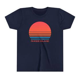 Rhode Island Youth Shirt - Retro 80s Rhode Island Kid's T-Shirt
