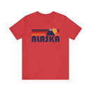 Retro Alaska T-shirt, Mountain Tee, Vintage Alaska Unisex Jersey Shirt, Outdoor Hiking Apparel-8