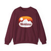 Montana Sweatshirt - Unisex Retro Ombre Montana Crewneck Sweatshirt