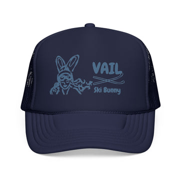 Buy dark-navy Vail, Colorado Ski Bunny Trucker Hat