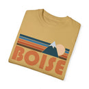 Boise, Idaho Graphic Tee, Comfort Colors Retro Unisex Boise T shirt, Mountain Adventure Shirt-15