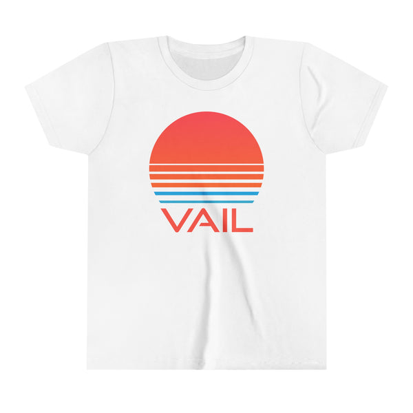 Vail, Colorado Youth Shirt - Retro 80s Vail Kid's T-Shirt