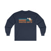 Crested Butte, Colorado Long Sleeve Shirt - Retro Unisex Crested Butte Long Sleeve Tee