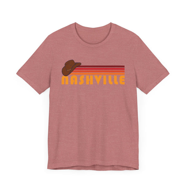 Nashville, Tennessee T-Shirt Retro Hat - Adult Unisex Nashville T Shirt