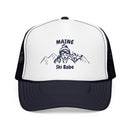 Maine Ski Babe Trucker Hat — Foam Mesh Cap-4