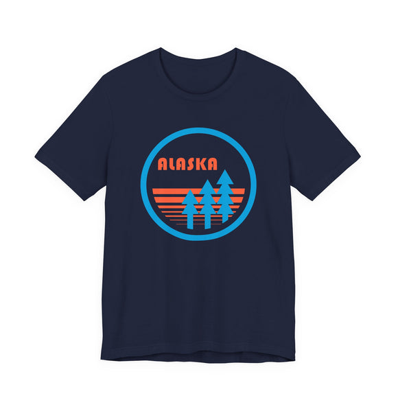 Alaska T-Shirt Retro Forest