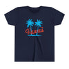 Hawaii Youth Shirt - Retro Palm Tree Hawaii Kid's T-Shirt