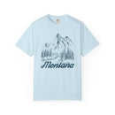 Montana Graphic Tee - Mountain Illustration Montana T Shirt-4