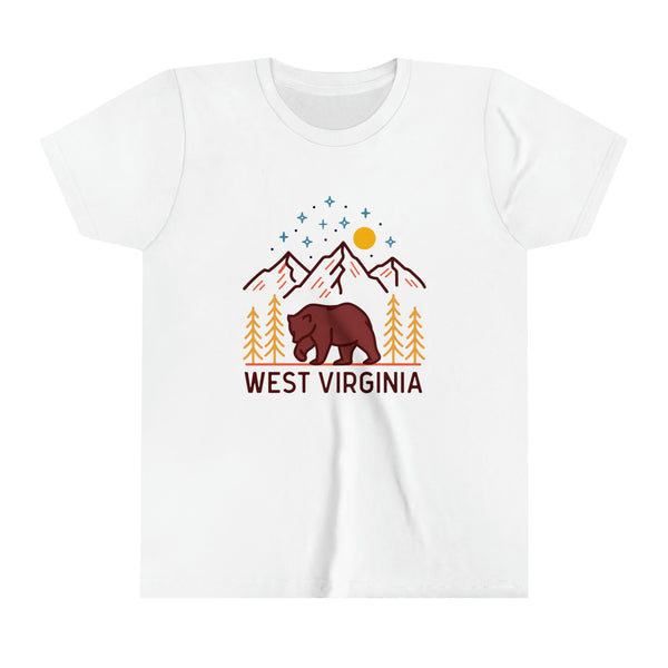 West Virginia Youth T-Shirt - Unisex Kids West Virginia Shirt