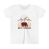 West Virginia Youth T-Shirt - Unisex Kids West Virginia Shirt