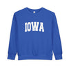 Iowa Toddler Sweatshirt - Iowa Toddler Crewneck Sweatshirt