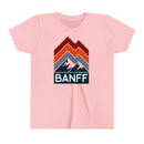 Banff, Canada Youth Shirt - Retro Mountain Banff Kid's T-Shirt-3