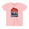 Banff, Canada Youth Shirt - Retro Mountain Banff Kid's T-Shirt