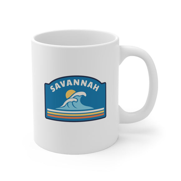 Savannah, Georgia Mug - Retro 11oz Ceramic Savannah Mug
