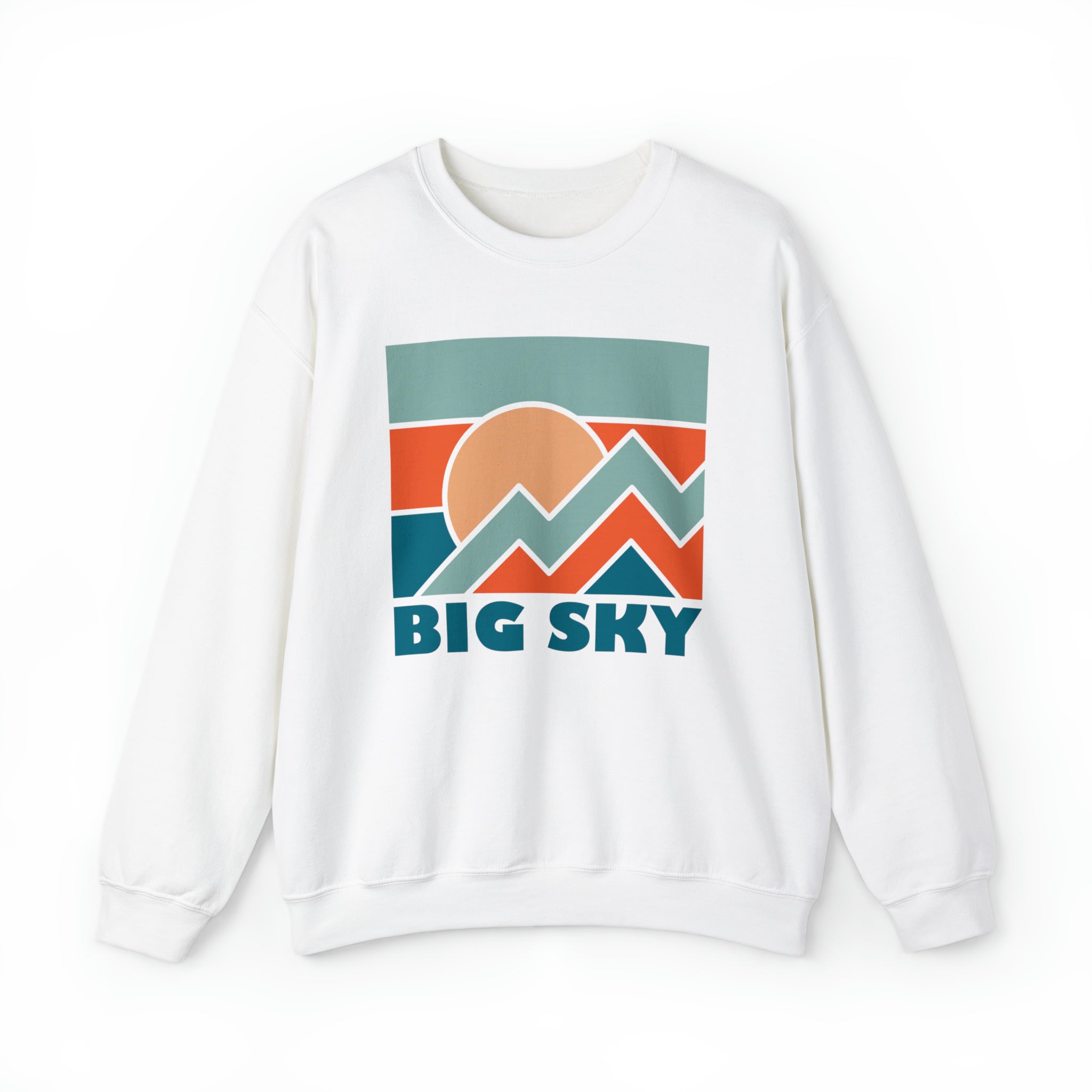 bigskygo76　1207 Big Sky, Montana Sweatshirt - Unisex Crewneck Big Sky