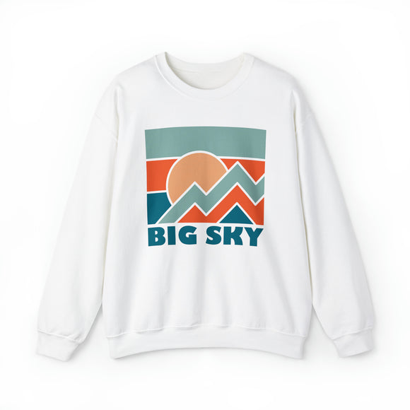 Big Sky, Montana Sweatshirt - Unisex Crewneck Big Sky Sweatshirt