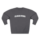 Premium Colorado Springs, Colorado Retro Graphic Sweatshirt-1
