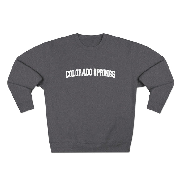 Premium Colorado Springs, Colorado Retro Graphic Sweatshirt
