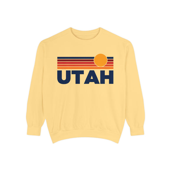 Utah Sunset Stripes Sweatshirt | Comfort Colors - 100% Cotton