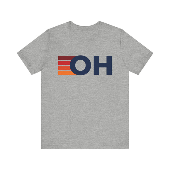 Ohio Retro Stripes T-Shirt | Ohio State Tee