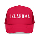 Oklahoma Trucker Hat - Oklahoma Cap - Block Letter-3