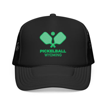 Wyoming Pickleball Trucker Hat - Foam Wyoming Cap - 0