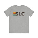 Salt Lake City, Utah tee - SLC t shirt retro stripes-4
