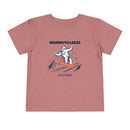 Mammoth Lakes, California Yeti Snowboard Toddler Tee-3