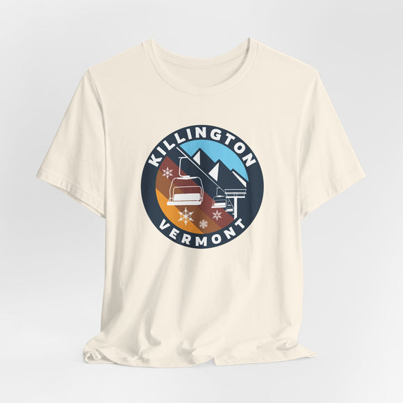 Killington, Vermont T Shirt - Retro Ski Lift Tee