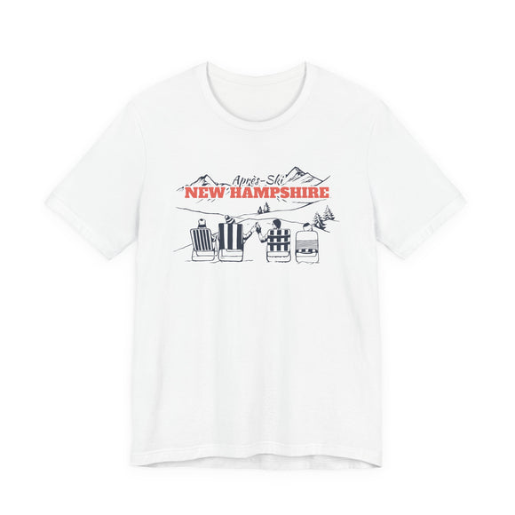 New Hampshire Après-ski T-Shirt - Vintage Mountain Graphic Tee