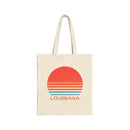 Louisiana Cotton Canvas Louisiana Tote Bag - Retro 80s-1