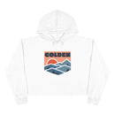 Women's Golden, Colorado Crop Hoodie - Premium Mountain Crop Sweatshirt-1