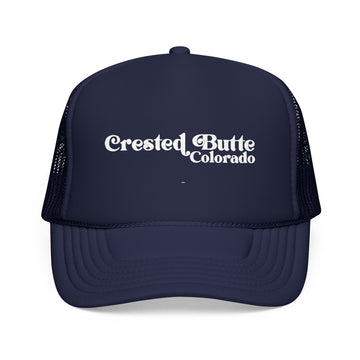 Crested Butte, Colorado Trucker Hat - Foam Crested Butte Cap