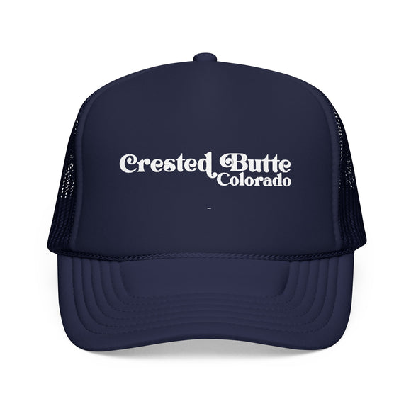 Crested Butte, Colorado Trucker Hat - Foam Crested Butte Cap
