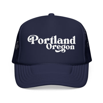 Portland, Oregon Trucker Hat - Foam Portland Cap