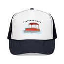 Flathead Lake Trucker Hat - Pontoon Boat-5