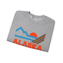 Alaska Sweatshirt - Mountain Alaska Crewneck Sweatshirt-13