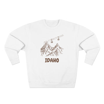 Premium Idaho Gondola Ski Mountain Sweatshirt - 0